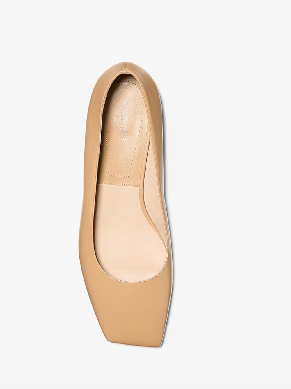 Michael Kors Isabella Leather Skimmer Flat in Fawn NWOB Size 39 or 8.5